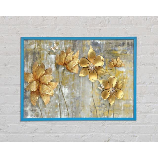 Yellow Flowers Beauty - Single Picture Frame Art Prints Ophelia & Co. Size: 29.7cm H x 42cm W x 2cm D on Productcaster.