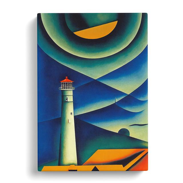 Lighthouse Impressionism Vol.2 - Wrapped Canvas Graphic Art Breakwater Bay Size: 50cm H x 35cm W x 3cm D on Productcaster.