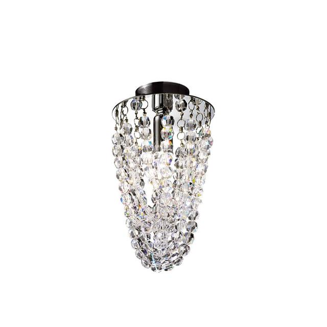 Mystery 1 Light Semi-Flush Ceiling Light Kolarz Finish: Chrome Plated on Productcaster.