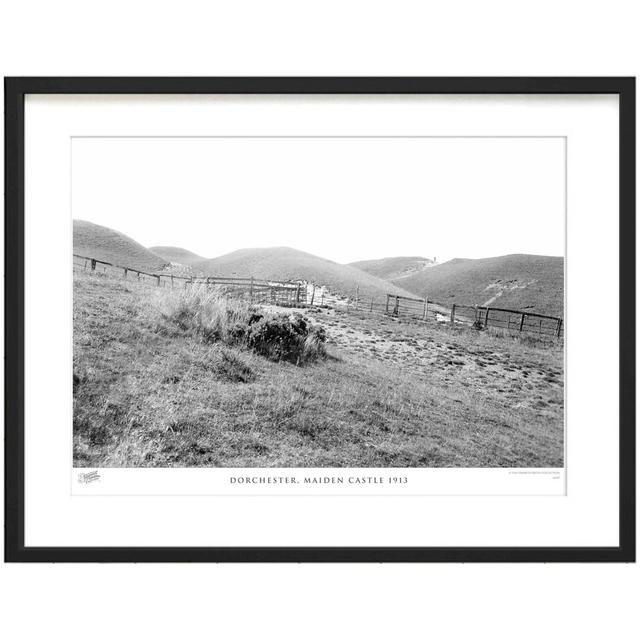 Dorchester, Maiden Castle 1913 by Francis Frith - Single Picture Frame Print The Francis Frith Collection Size: 60cm H x 80cm W x 2.3cm D on Productcaster.