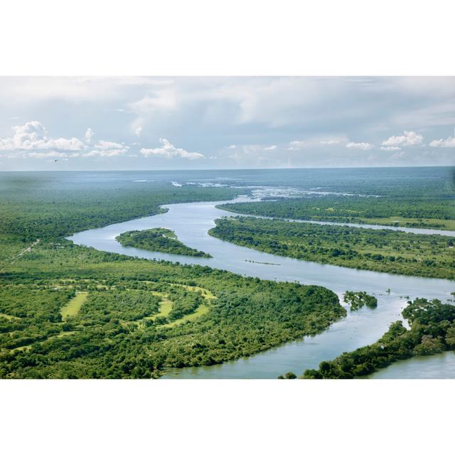 Zambezi River by Maiteali - Wrapped Canvas Print 17 Stories Size: 81cm H x 122cm W x 3.8cm D on Productcaster.