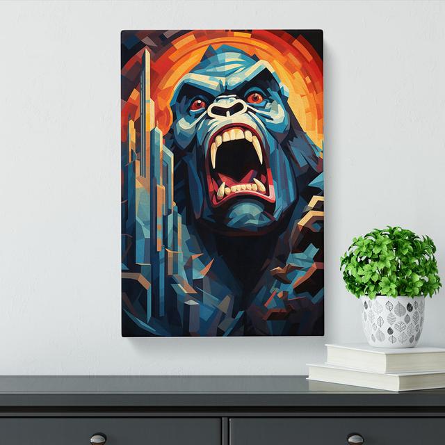 King Kong Cubism - Print Latitude Vive Size: 50cm H x 35cm W x 3cm D on Productcaster.