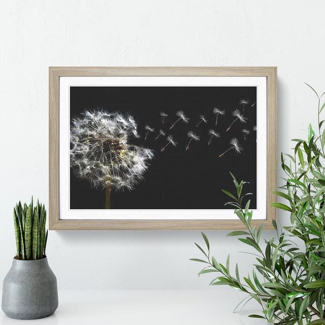 Dandelion Seeds Vol.10 - Picture Frame Graphic Art East Urban Home Frame Option: Oak Framed, Size: 27cm H x 36cm W x 2cm D on Productcaster.