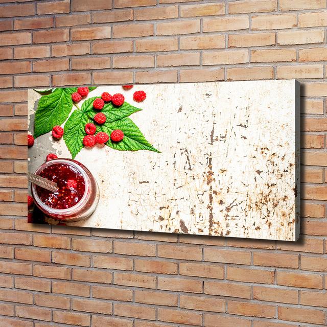 Raspberry Jam - Wrapped Canvas Art Prints Brayden Studio on Productcaster.