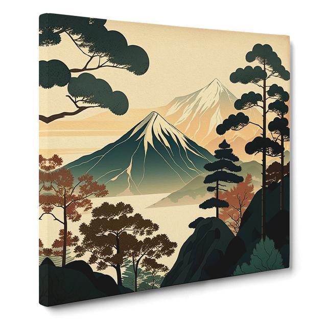 Japanese Mountains Mid-Century No.1 Alpen Home on Productcaster.