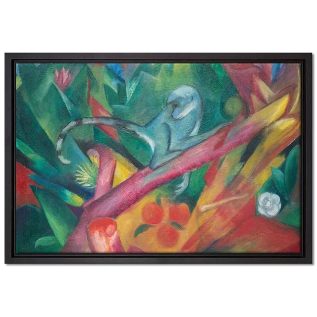 Gerahmtes Leinwandbild The Little Monkey von Franz Marc BohoLiving Maße: 45 cm H x 65 cm B x 2,5 cm T on Productcaster.