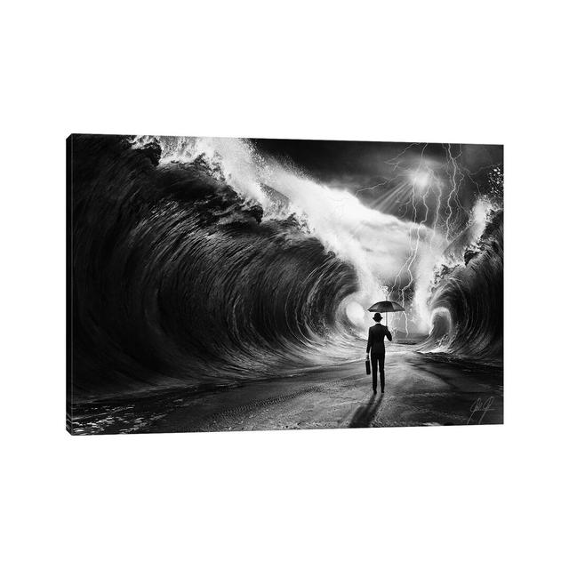 Modern Moses I - Print on Canvas Ebern Designs Format: Wrapped Canvas, Size: 66.04cm H x 101.6cm W x 1.91cm D on Productcaster.