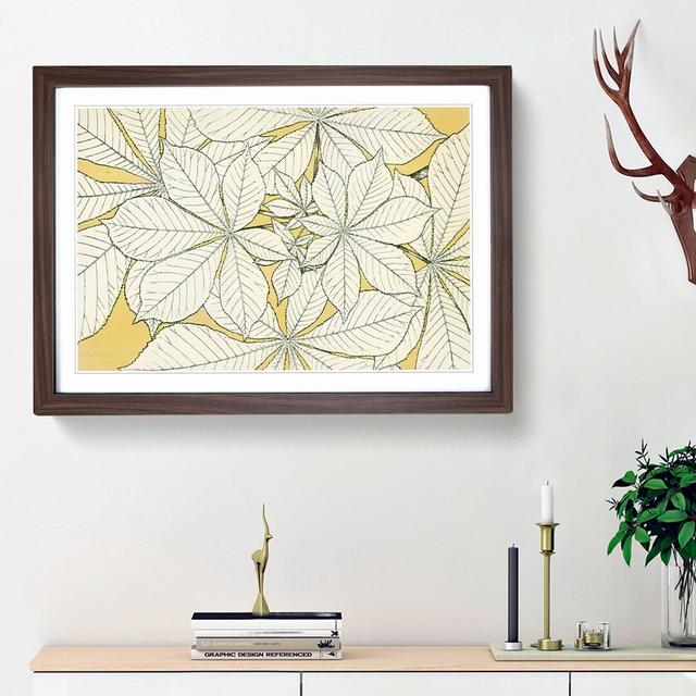 Leaves by Owen Jones - Picture Frame Painting Print East Urban Home Frame Option: Walnut Framed, Size: 27cm H x 36cm W x 2cm D on Productcaster.