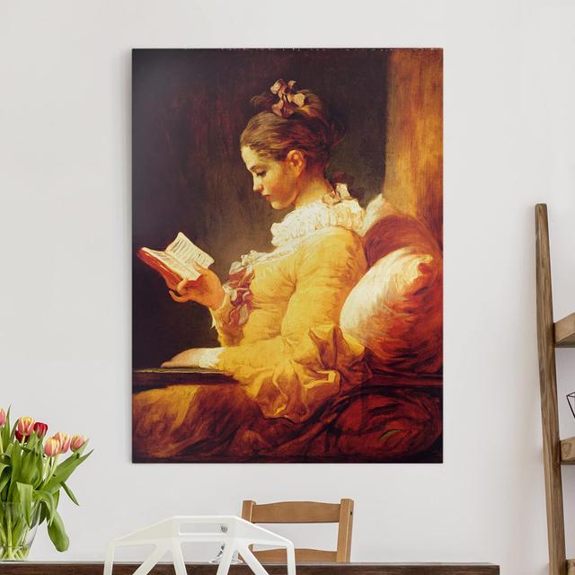 Leinwandbild Lesendes Mädchen von Jean Honoré Fragonard Rosalind Wheeler on Productcaster.