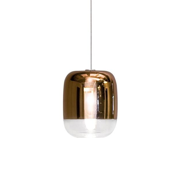 Monthamre 1 - Light Single Jar LED Pendant Ebern Designs Shade Colour: Copper on Productcaster.