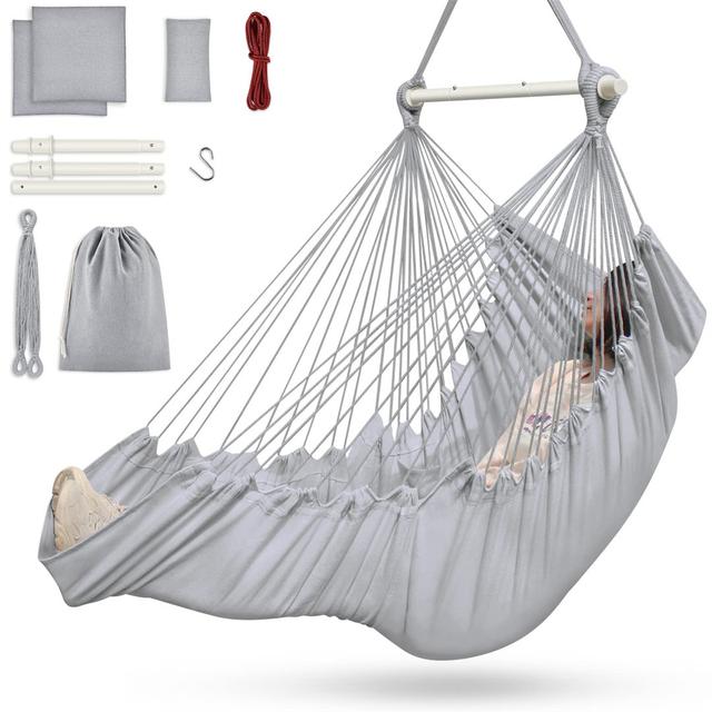 Carlaya Chair Hammock Dakota Fields Colour: Grey on Productcaster.