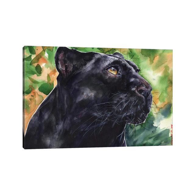 Panther by George Dyachenko - Wrapped Canvas Graphic Art World Menagerie Size: 45.72cm H x 66.04cm W x 1.91cm D on Productcaster.