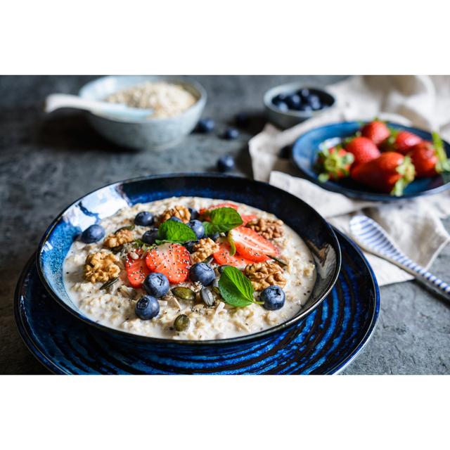 Bircher Muesli by Noir Chocolate - Wrapped Canvas Photograph Ebern Designs Size: 30cm H x 46cm W x 3.8cm D on Productcaster.