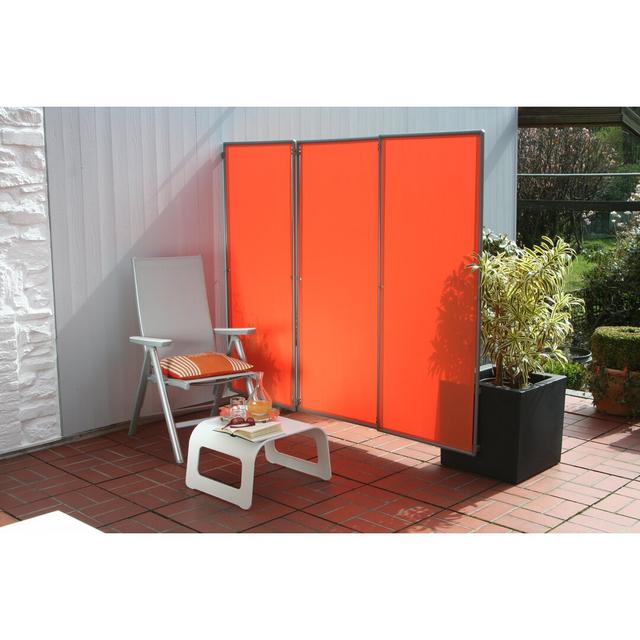 Paravent Coventry mit 3 Paneelen ClearAmbient Farbe: Orange on Productcaster.