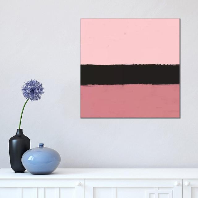 Pink Abstract by Alisa Galitsyna - Wrapped Canvas Graphic Art Ebern Designs Size: 45.72cm H x 45.72cm W x 3.81cm D on Productcaster.