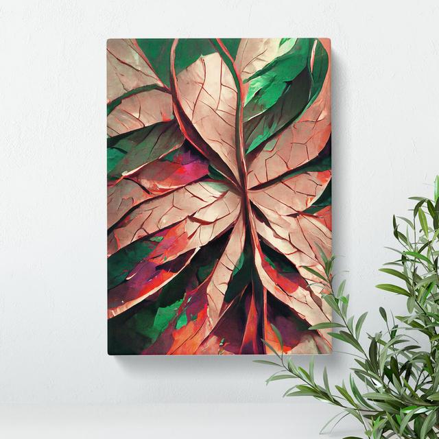 Leaf Abstract No.3 ClassicLiving Size: 50cm H x 35cm W x 3cm D on Productcaster.