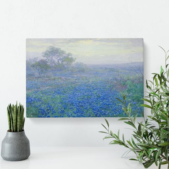 Bluebonnet Flowers Vol.1 by - Wrapped Canvas Painting East Urban Home Size: 35cm H x 50cm W x 3cm D on Productcaster.