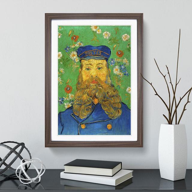 The Postman Joseph Roulin Vol.2 by Vincent Van Gogh - Picture Frame Painting East Urban Home Size: 48cm H x 36cm W x 2cm D, Frame Option: Walnut Frame on Productcaster.