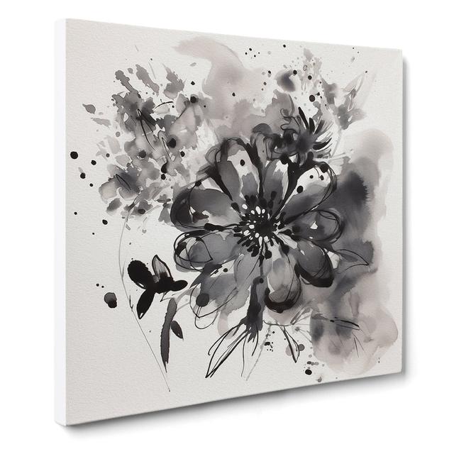 Floral Ink Wash - Art Prints Marlow Home Co. on Productcaster.