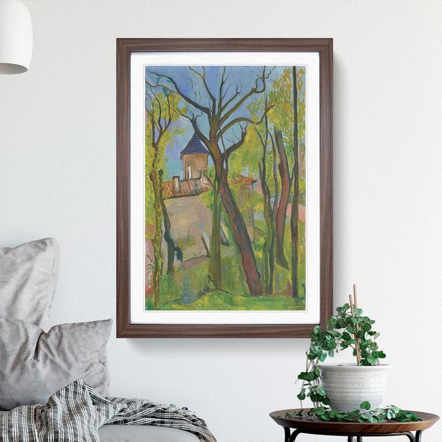 Landscape in Saint-Bernard by Suzanne Valadon - Picture Frame Painting East Urban Home Frame Option: Walnut Framed, Size: 65cm H x 48cm W x 2cm D on Productcaster.