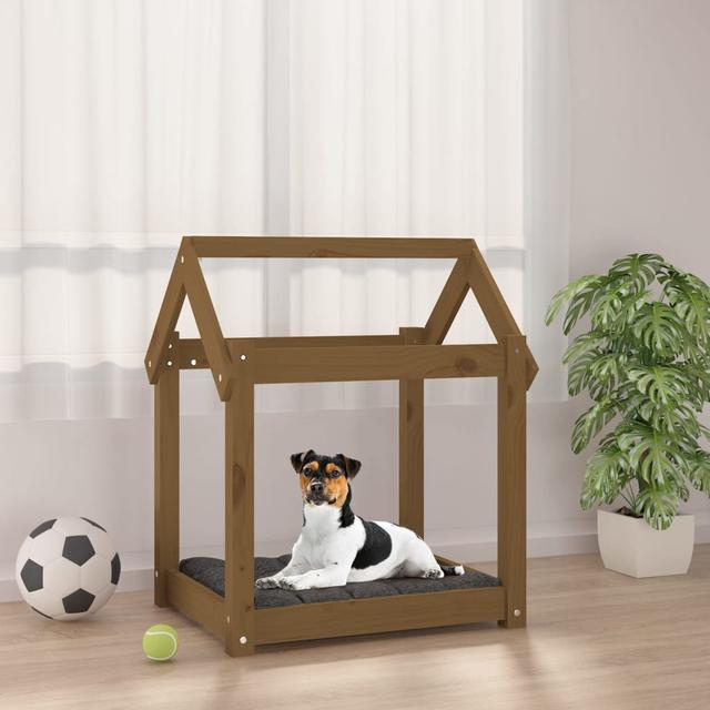 Hundebett Brody Archie & Oscar Größe: 70 cm H x 61 cm B x 50 cm T, Farbe: Dunkelbraun on Productcaster.