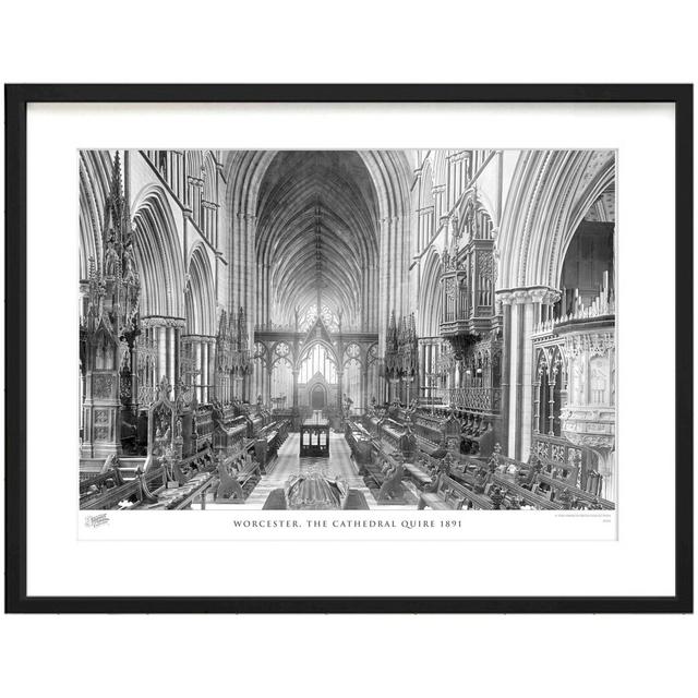 'Worcester, the Cathedral Quire 1891' by Francis Frith - Picture Frame Photograph Print on Paper The Francis Frith Collection Size: 28cm H x 36cm W x on Productcaster.