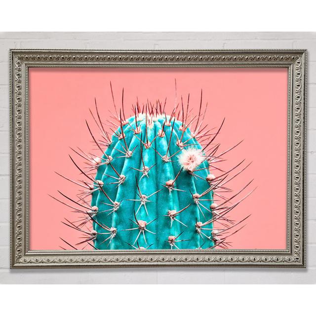 Teal Cactus - Single Picture Frame Art Prints Bright Star Size: 84.1cm H x 118.9cm W on Productcaster.