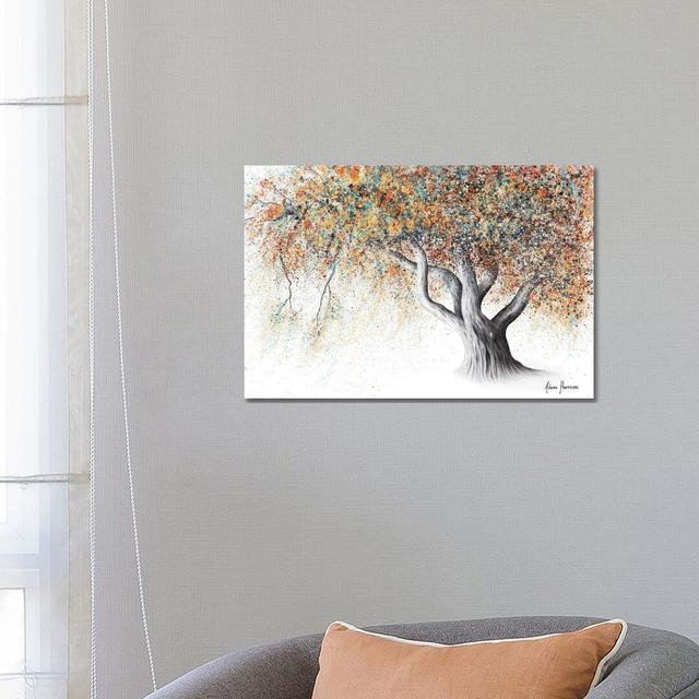 Rusty Autumn Tree by Ashvin Harrison - Graphic Art Print on Canvas 17 Stories Size: 45.72cm H x 66.04cm W x 3.81cm D, Format: Wrapped Canvas on Productcaster.