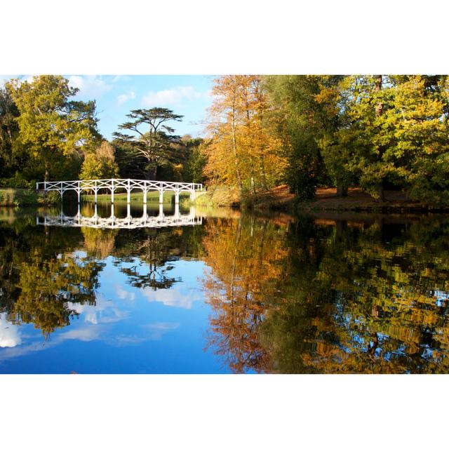 Painshill Lake Ebern Designs Size: 30cm H x 46cm W x 3.8cm D on Productcaster.