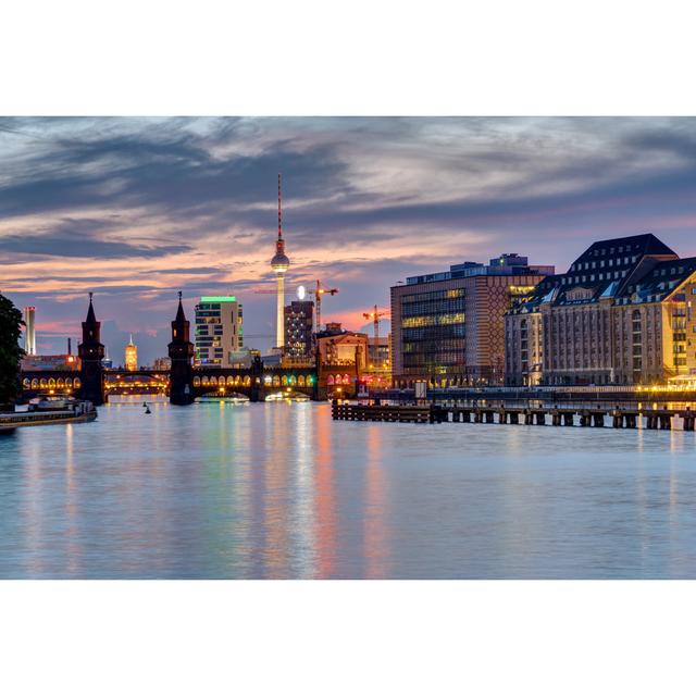 River Spree In Berlin - Wrapped Canvas Print 17 Stories Size: 51cm H x 76cm W on Productcaster.