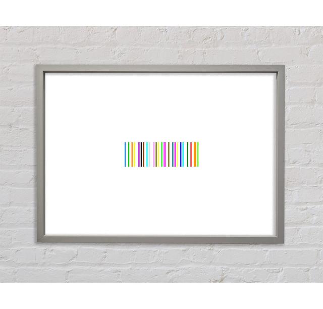 Barcode - Single Picture Frame Art Prints on Canvas 17 Stories Size: 59.7cm H x 84.1cm W x 3.3cm D on Productcaster.