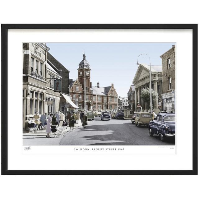 'Swindon, Regent Street 1967' - Picture Frame Photograph Print on Paper The Francis Frith Collection Size: 28cm H x 36cm W x 2.3cm D on Productcaster.