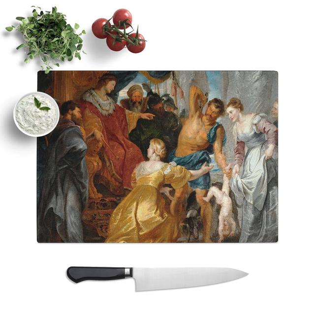 The First Book of Kings in the Bible by Peter Paul Rubens Chopping Board East Urban Home Size: 28.5cm W x 39cm L on Productcaster.