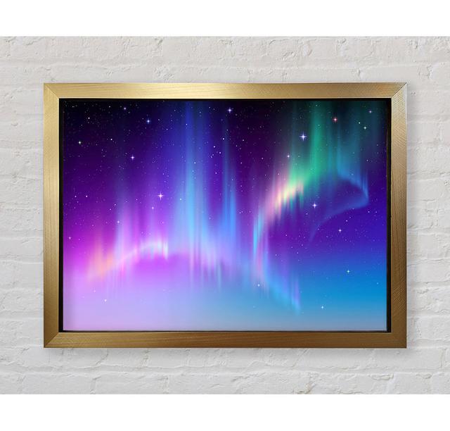 Northern Light Splendour - Single Picture Frame Art Prints Bright Star Size: 84.1cm H x 118.9cm W x 3.4cm D on Productcaster.