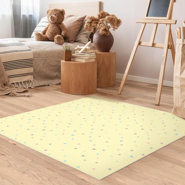 Square Gaya Geometric Machine Woven Area Rug East Urban Home Rug Size: Square 80cm on Productcaster.