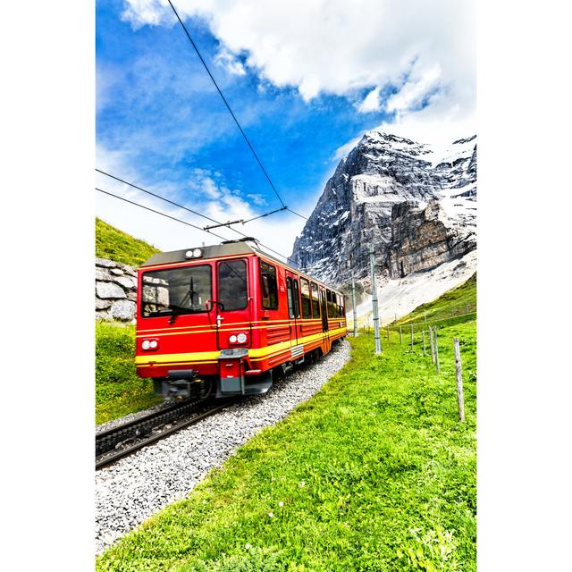 Eiger Mountain by Lucentius - No Frame Art Prints on Canvas Alpen Home Size: 120cm H x 80cm W on Productcaster.