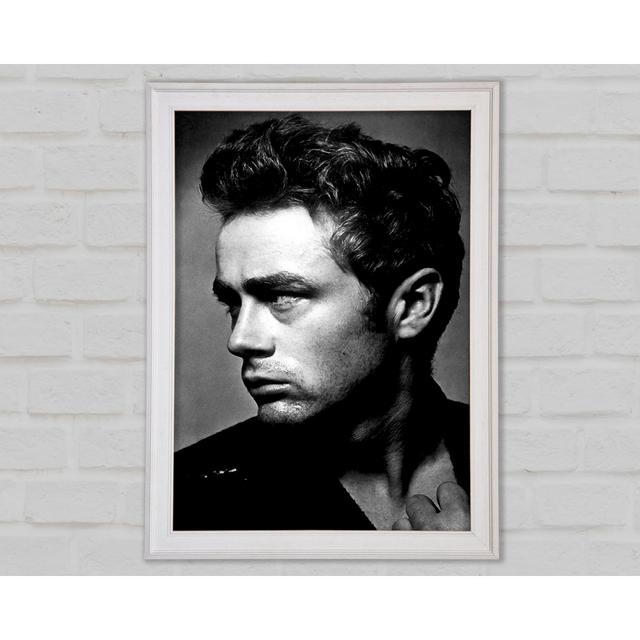 James Dean Classic B N W - Single Picture Frame Art Prints Bright Star Size: 29.7cm H x 21cm W x 1.5cm D on Productcaster.