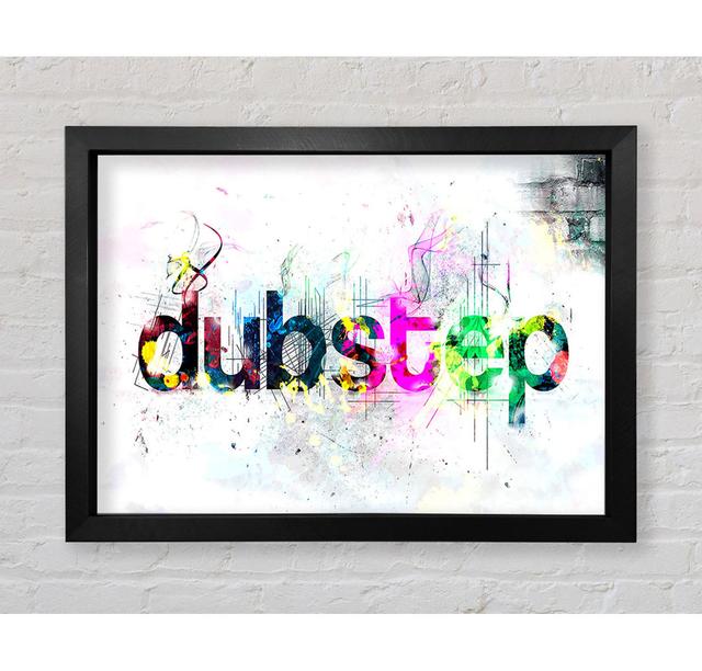 Dubstep Coloured Framed Print Wall Art Ivy Bronx Format: Black Framed Paper, Size: 42cm H x 59.7cm W x 3.4cm D on Productcaster.