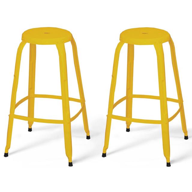 Rayfield Metal Accent Stool (Set of 2) Williston Forge on Productcaster.