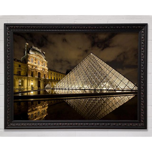 Louvre Museum Paris France - Single Picture Frame Art Prints Bright Star Size: 84.1cm H x 118.9cm W x 3cm D on Productcaster.