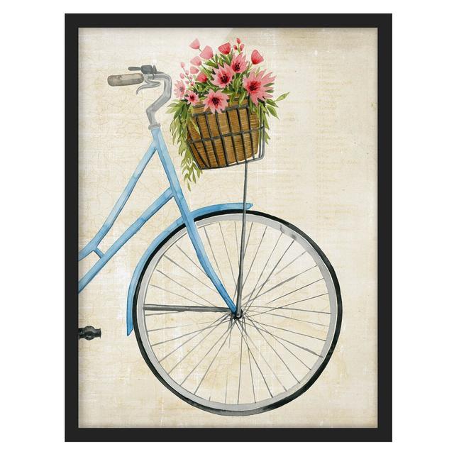 Flower Courier I - Picture Frame Painting Rosalind Wheeler Size: 100cm H x 70cm W x 2cm D, Frame Option: Black Framed on Productcaster.