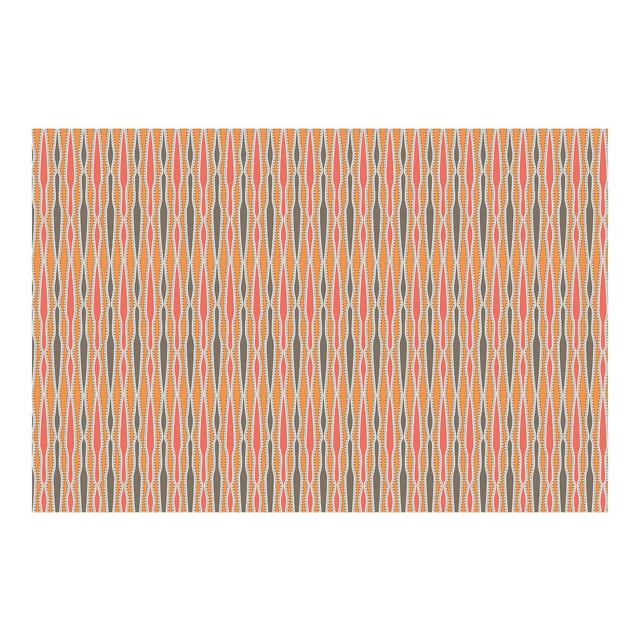 Stripes Tribal Dance Semi-Gloss Wallpaper Roll East Urban Home Material quality: Standard (110g/m²), Size: 4.8m x 320cm on Productcaster.