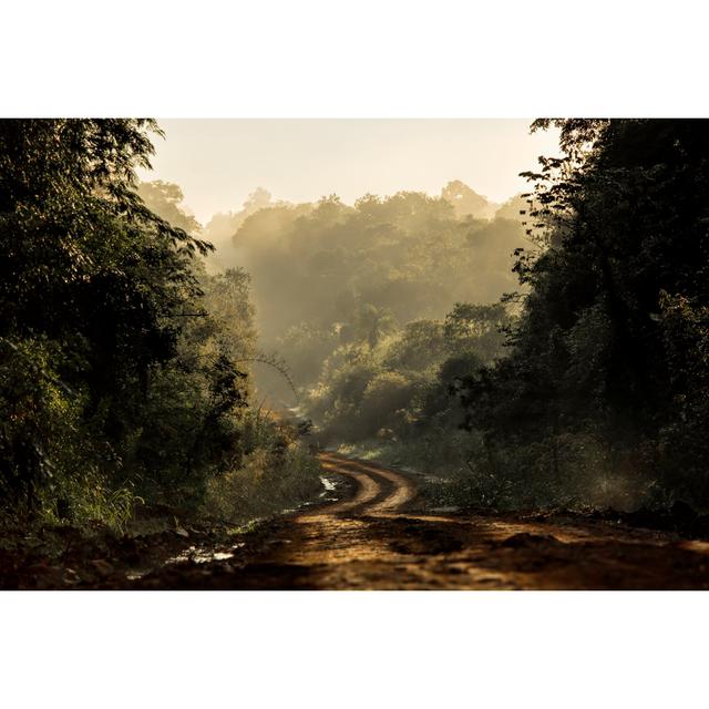 Dirt Road - Wrapped Canvas Photograph Union Rustic Size: 30cm H x 46cm W x 3.8cm D on Productcaster.