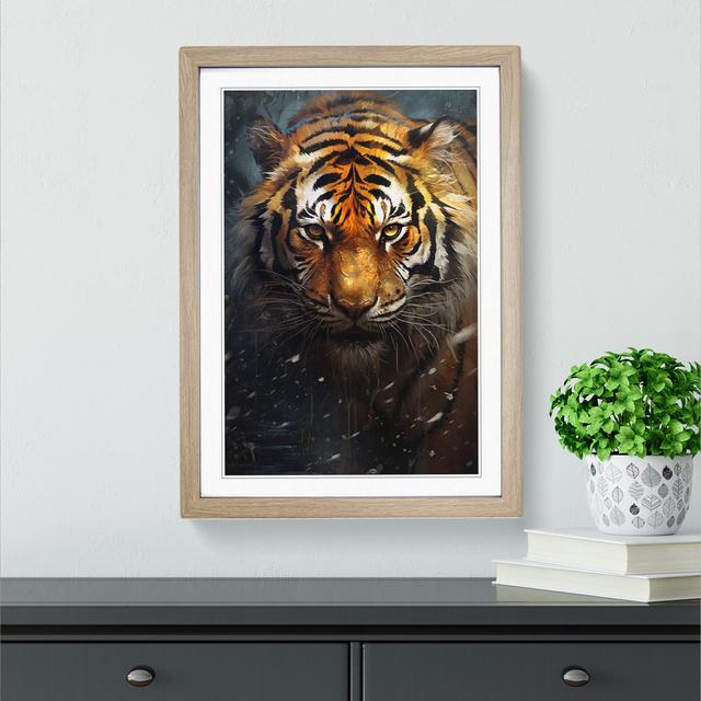 XYZ-FRM-V1223-6181 Single Picture Frame Art Prints on Wood World Menagerie Format: Oak Framed, Size: 64cm H x 46cm W on Productcaster.