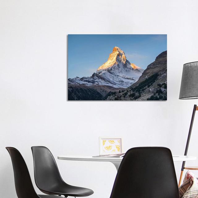 Matterhorn Peak At Sunrise by Jan Becke - Wrapped Canvas Gallery-Wrapped Canvas Giclée Union Rustic Size: 66.04cm H x 101.6cm W on Productcaster.