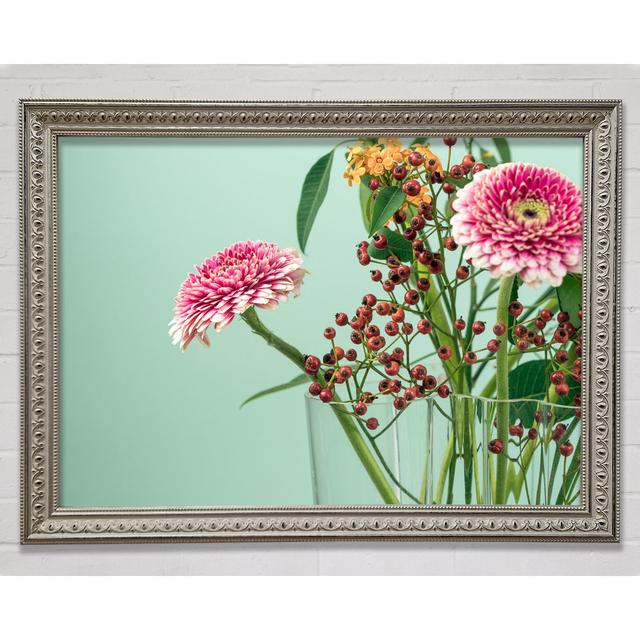 Vase Of Flowers With Berries - Single Picture Frame Art Prints Bright Star Size: 84.1cm H x 118.9cm W on Productcaster.