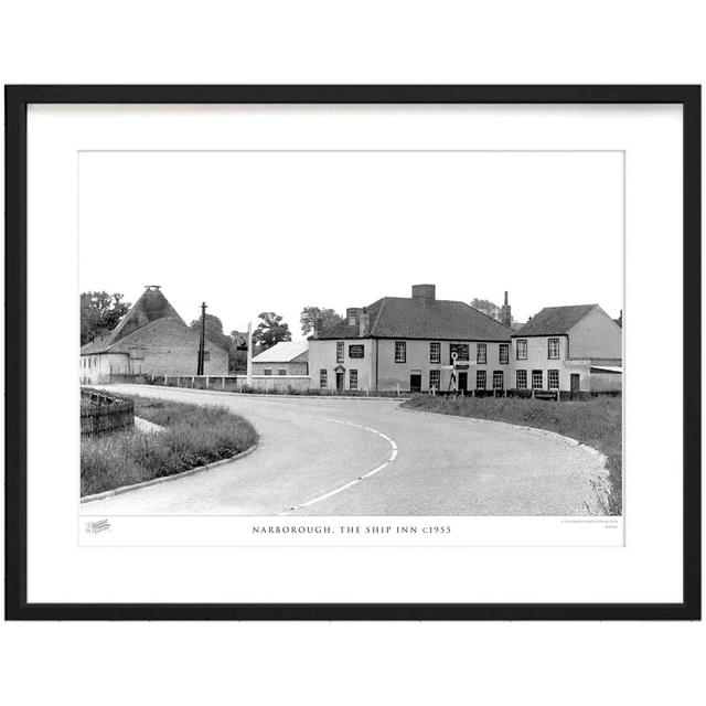 Narborough, The Ship Inn C1955 by Francis Frith - Single Picture Frame Print The Francis Frith Collection Size: 28cm H x 36cm W x 2.3cm D on Productcaster.