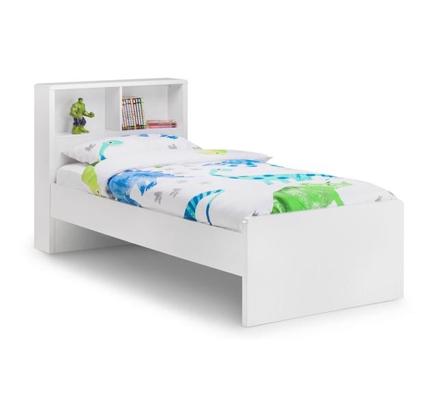 Mulak Single Frame Bed with Shelves Ivy Bronx on Productcaster.