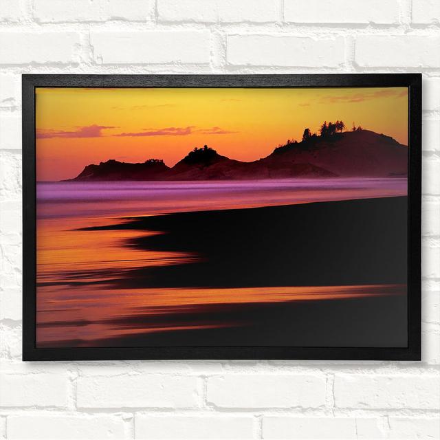 Peach Delight - Closed Corner Frame Art Prints on Wood Alpen Home Size: 42cm H x 59.7cm W on Productcaster.