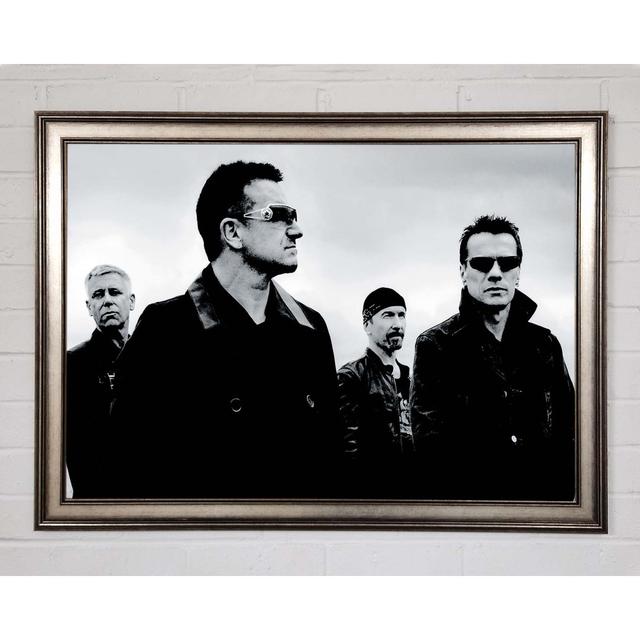 U2 - Single Picture Frame Art Prints Brayden Studio Size: 42cm H x 59.7cm W on Productcaster.